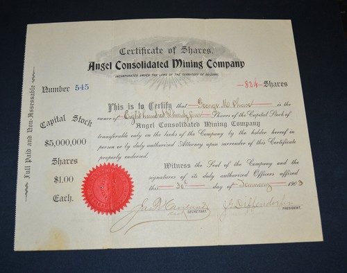 Angel consolidated mining - angel,